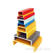 High strength fiberglass channel profile frp U channel